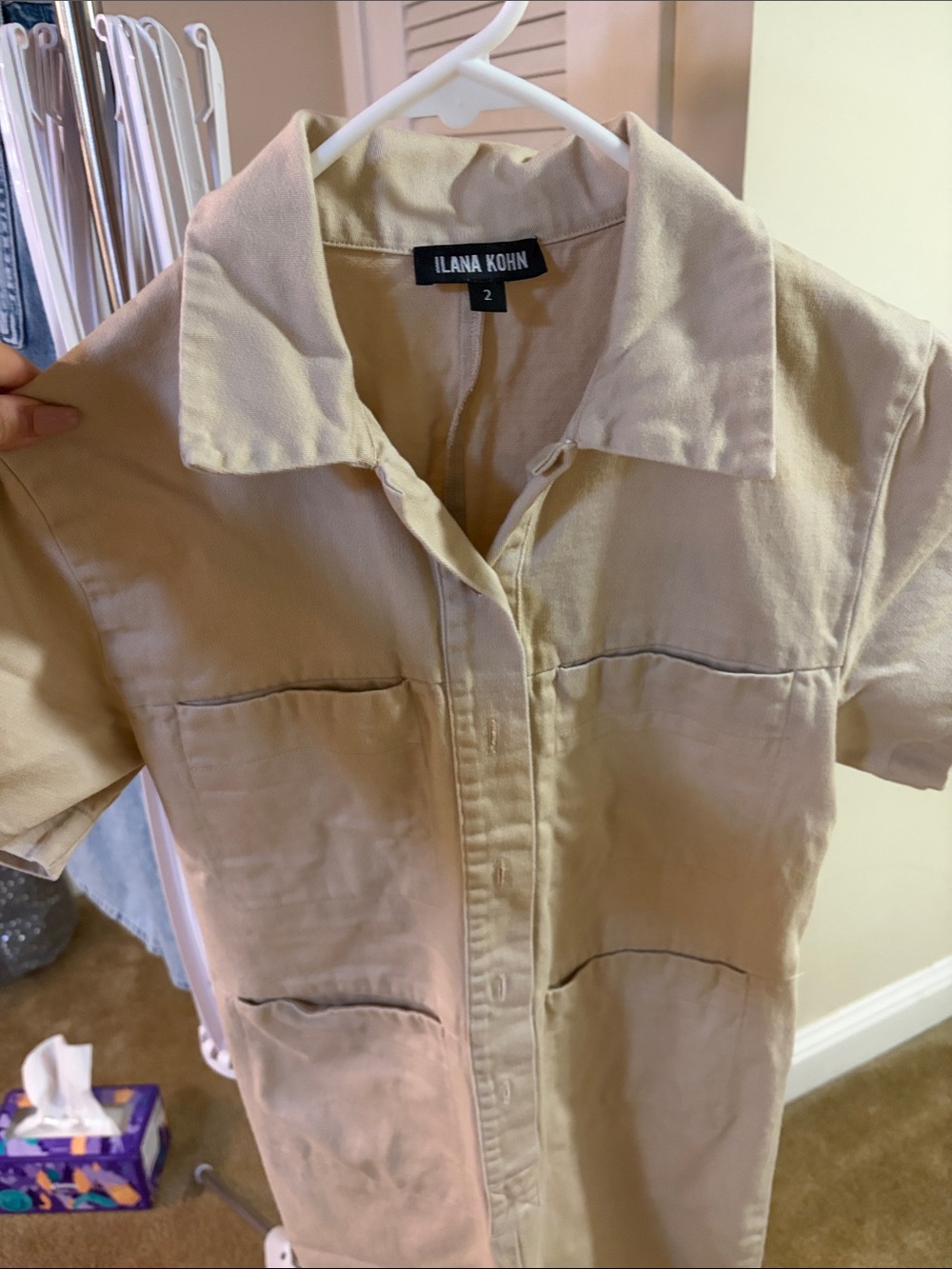 Ilana Kohn Short-Sleeve jumpsuit